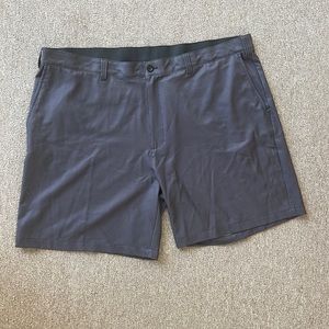 REEBOK SHORTS GRAY BLACK PRINT